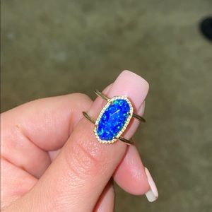 🤍 RARE 🤍 Kendra Scott Elyse Royal Blue opal ring